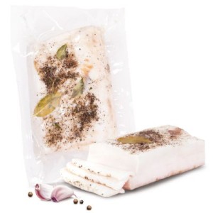 Salted pork lard, kg